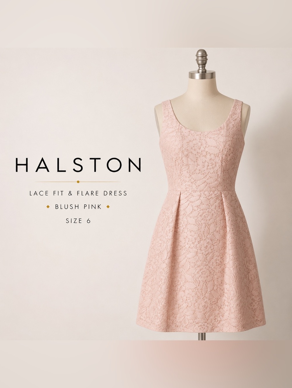 HALTON FIT AND FLARE DRESS- Size 6